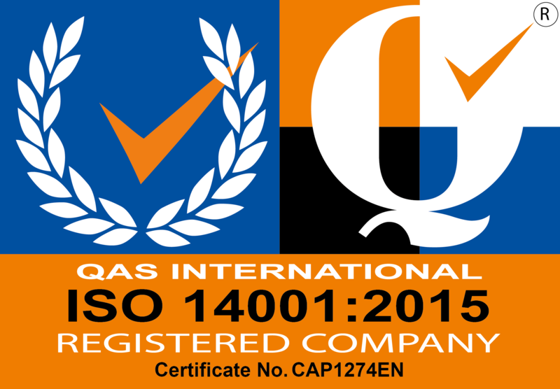 ISO 14001:2015 Registered Company