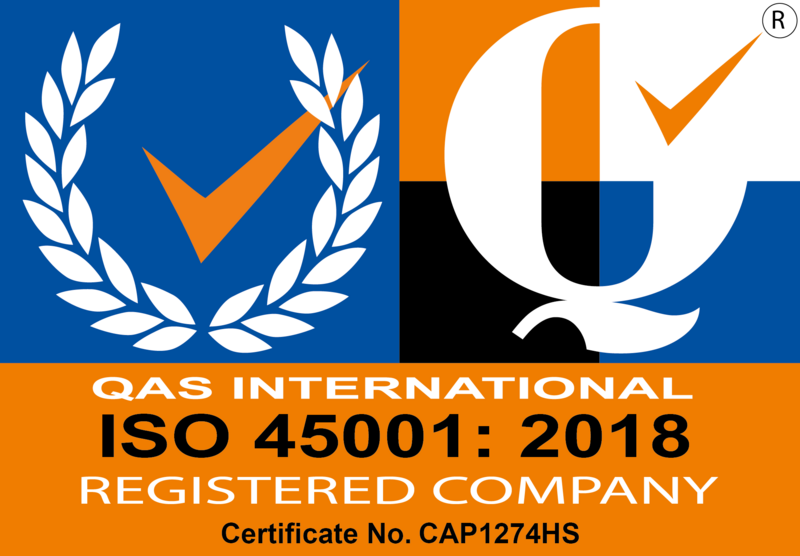 ISO 45001:2018 Registered Company