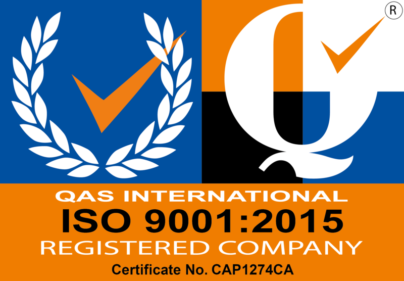 ISO 9001:2015 Registered Company